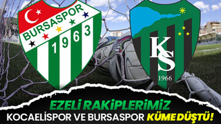 Kocaelispor Bursaspor küme düştü