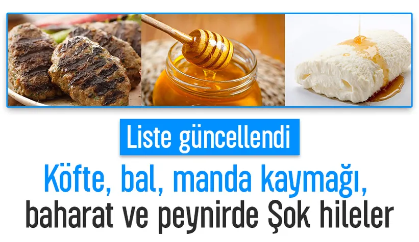 Köfte, bal, manda kaymağı, baharat ve peynir diye bakın ne yedirmişler