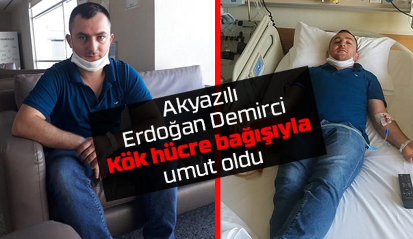 Kök hücre bağışıyla umut oldu