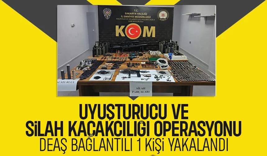 Kokain operasyonu silah atölyesine uzandı; DEAŞ bağlantısı!