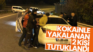 Kokainle yakalanan 2 kişi cezaevine gönderildi