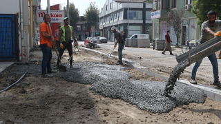 Kol Sokak’ta dönüşüm çalışmaları başladı