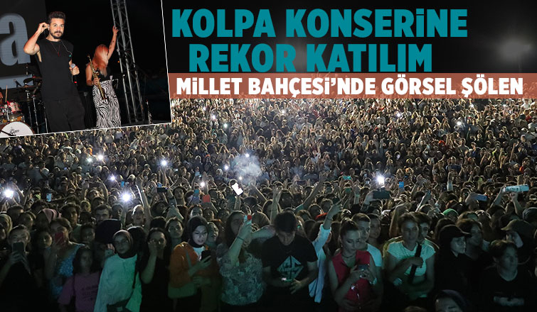 Kolpa konserine rekor katılım