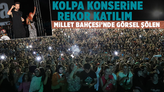 Kolpa konserine rekor katılım