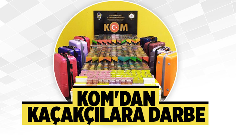 KOM'dan kaçakçılara darbe
