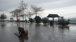 Komşuda deniz taştı