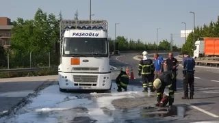 Komşuda facianın eşiğinden dönüldü