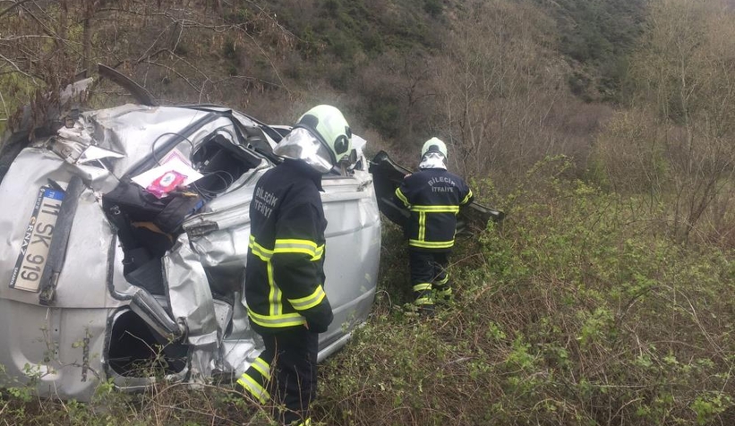 Komşuda feci kaza: 2 ölü, 1 yaralı