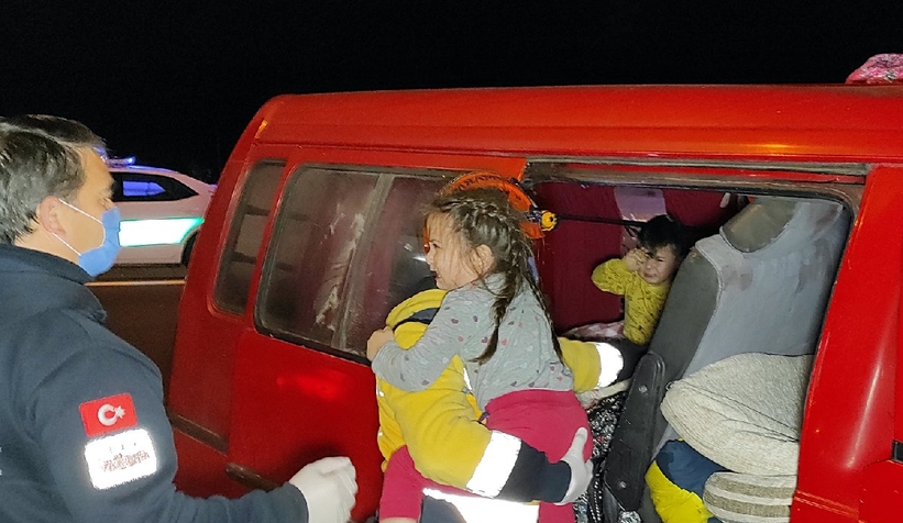 Komşuda feci kaza: Çocuklar ağlayınca fark edildi