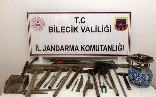 Komşuda kaçak kazı operasyonu