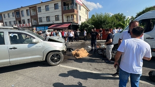 Komşuda kaza: 1 ölü, 2 yaralı