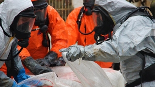 Komşuda kimyasal madde paniği