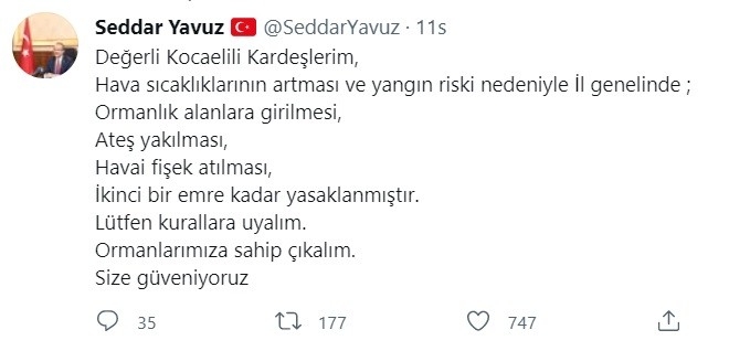 Komşuda ormanlık alanlara girmek yasaklandı