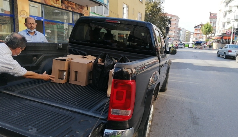 Komşuda sahte içki operasyonu