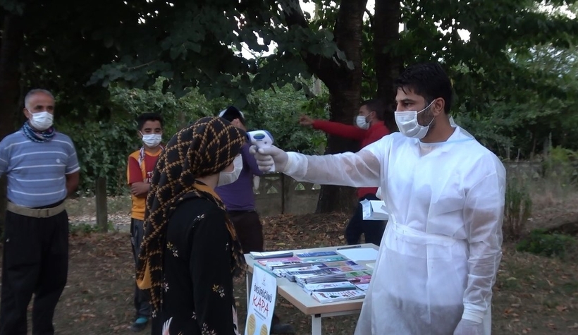 Komşuda şok... 95 fındık işçisi karantinada