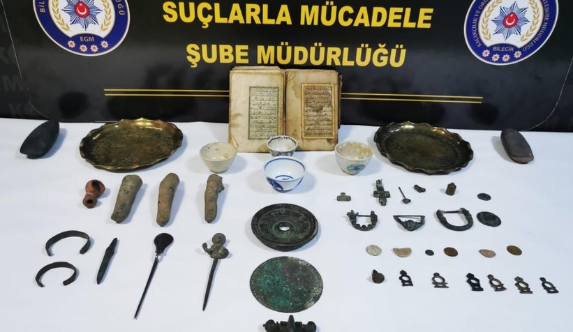 Komşuda tarihi eser kaçakçılığı operasyonu