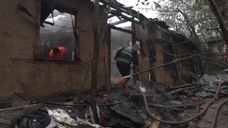 Komşuda yangın: 1 yaralı