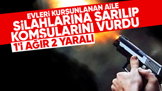 Komşuları olan çifti silahla vurdular