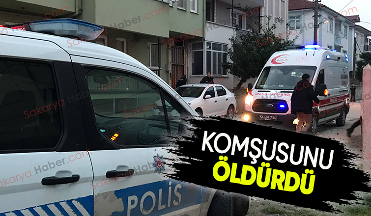 Komşusunu silahla vurarak öldürdü