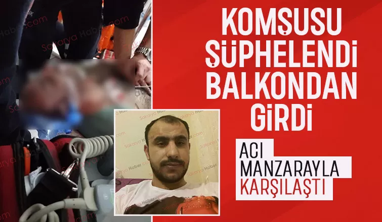 Komşusunun cansız bedenini buldu