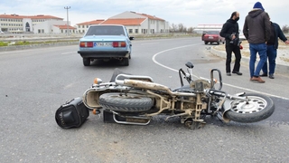 Komşusunun sözünü dinlemedi, kaza yaptı