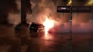 Kontağı çevirdi alev topuna döndü