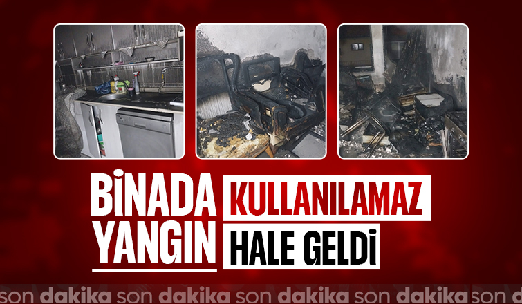 Konuralp Mahallesinde Yangın