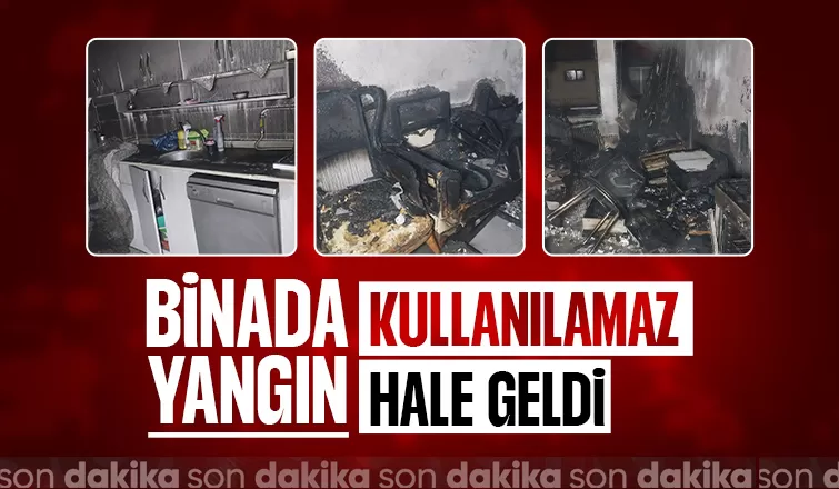 Konuralp Mahallesinde Yangın