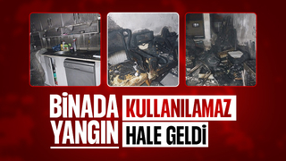 Konuralp Mahallesinde Yangın