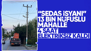 Kopan kablo 4 saatte zor onarıldı; SEDAŞ'a büyük öfke