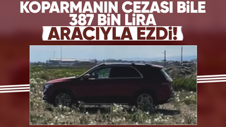 Koparılması 387 bin lirayken aracını üzerlerine park etti!