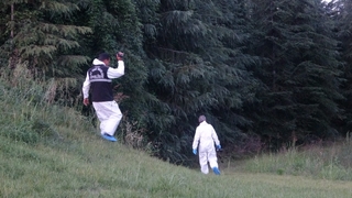 Köpeğini dolaştırırken ceset buldu