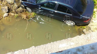 Köprüden dereye uçtu