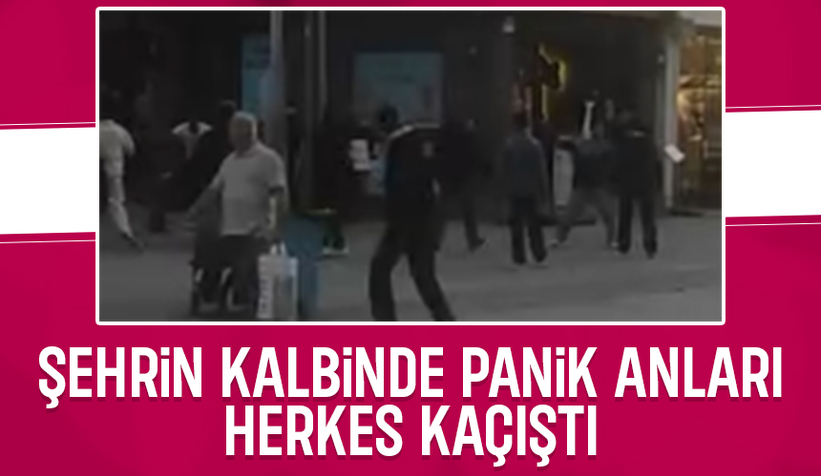 Korku dolu anlar! Çark Caddesi'nde silah sıkıldı