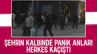 Korku dolu anlar! Çark Caddesi'nde silah sıkıldı