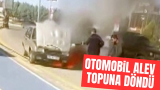 Korku dolu anlar; Söndürme tüpleri ile müdahale ettiler