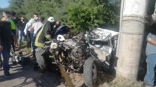 Korkunç kaza: 1 ölü, 1 yaralı