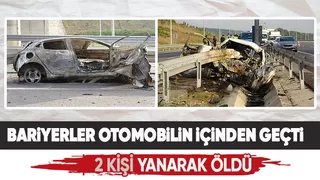 Korkunç kaza: 2 kişi yanarak hayatını kaybetti