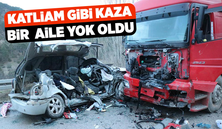 Korkunç kaza: 4 ölü
