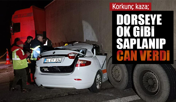 Cinayet gibi kazada can verdi