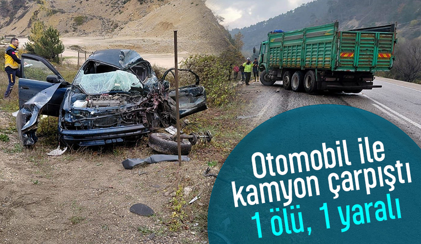Korkunç kaza; Otomobil sürücüsü öldü