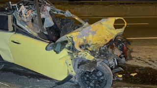 Korkunç kazada can verdi