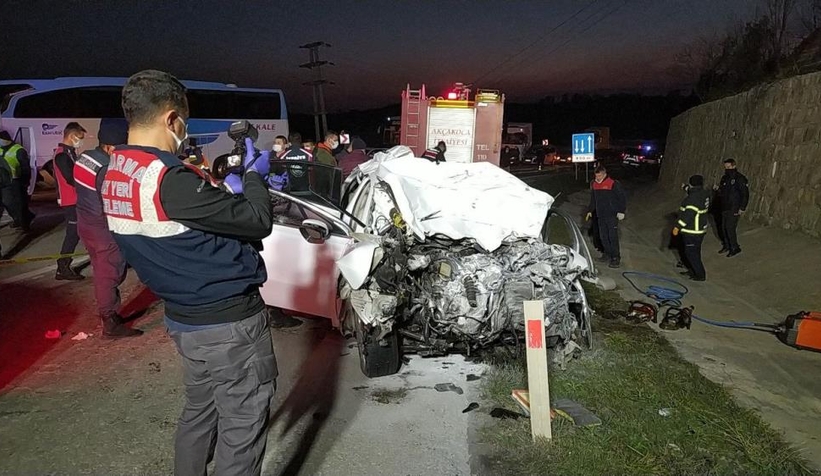 Korkunç kazada ölen 3 kişinin kimlikleri belli oldu