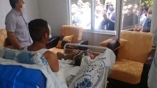 Korkunç patlamada bacaklarını kaybetmişti, taburcu oldu