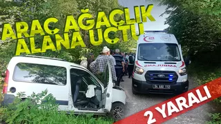 Korkutan kaza: 2 yaralı