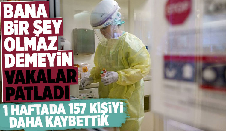 Korona bir haftada 157 kişiyi daha hayattan kopardı