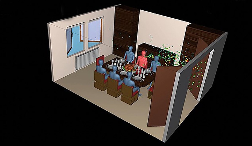 Korona evde böyle yayılıyor; Cam kilit rol oynuyor