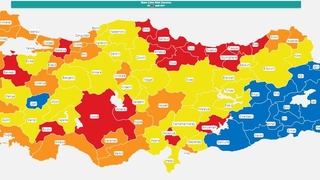 Korona haritasındaki renkler Pazartesi değişecek