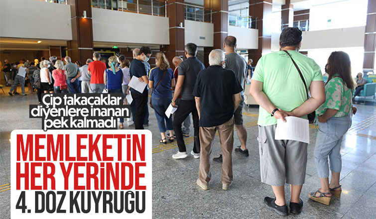 Korona hatırlatma dozu için hastanelerde yoğunluk oluştu