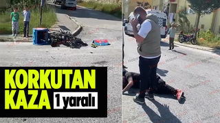 Korucuk Caddesi'nde kaza 1 yaralı 
